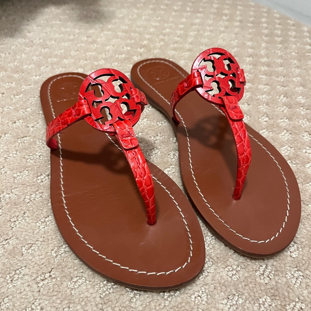 Tory Burch Gabriel Logo Thong Sandal